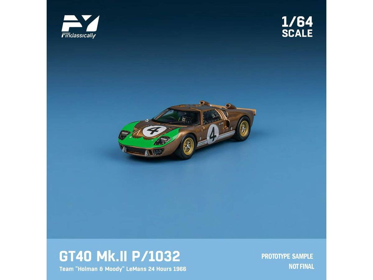 1/64 GT40 Mk.II P1032 Holman & Moody LeMans 24 Hours 1966 #4 Brown