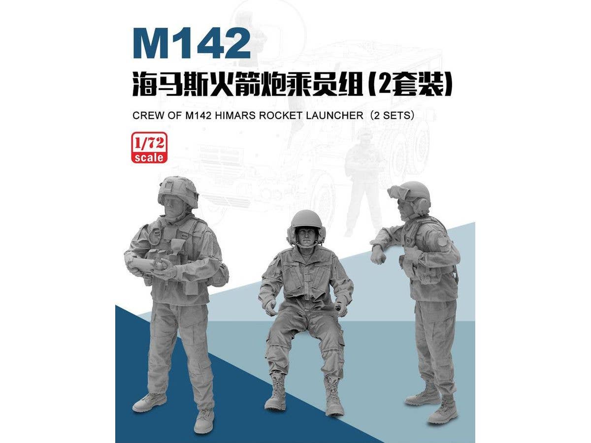 1/72 M142 HIMARS用クルーフィギュアセット (2セット = 6体入り)