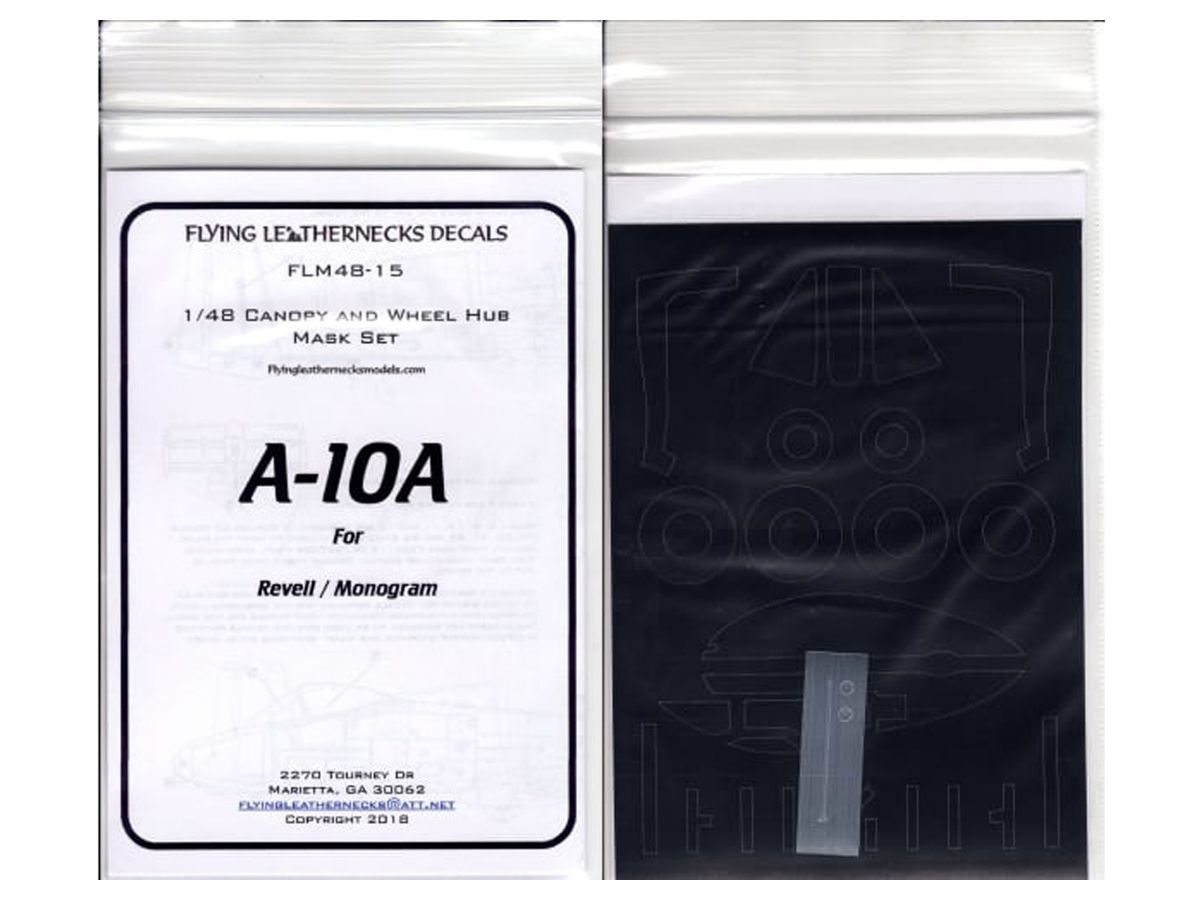 1/48 A-10A用キャノピー&ホイールマスクセット R社キット用