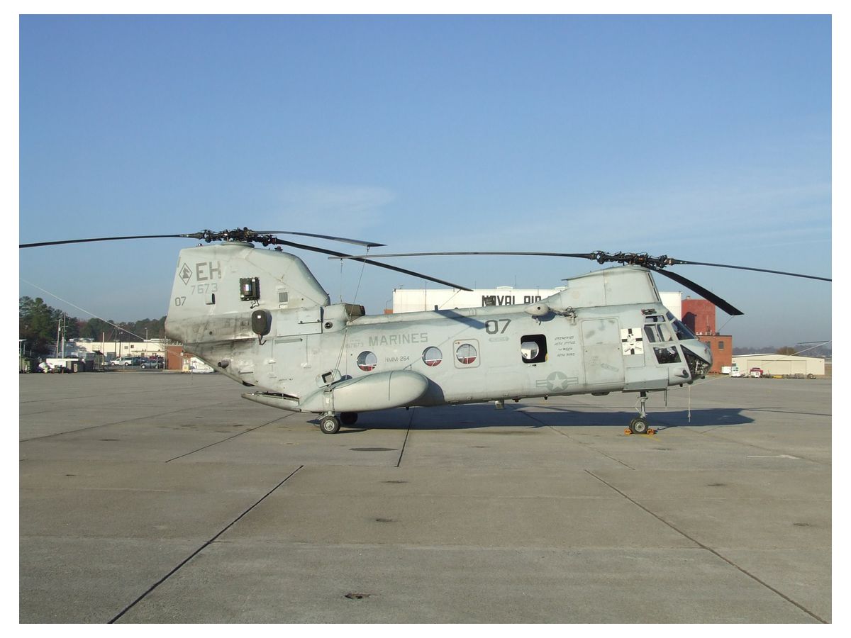 アメリカ海兵隊 CH-46E シーナイト 実機画像 Photo CD