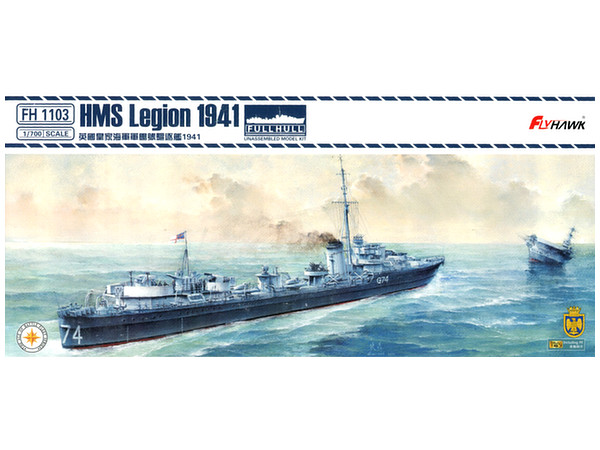 有名なブランド 1/700 イギリス海軍駆逐艦 リージョン 1941年 | HLJ.co.jp 模型+プラモデル