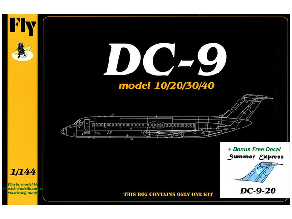 1/144 DC-9 Model 10-40 + DC-9-20 サマーエクスプレス