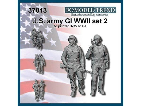 1/35 WWII アメリカ 歩兵G.I.セット #2 (2体入)