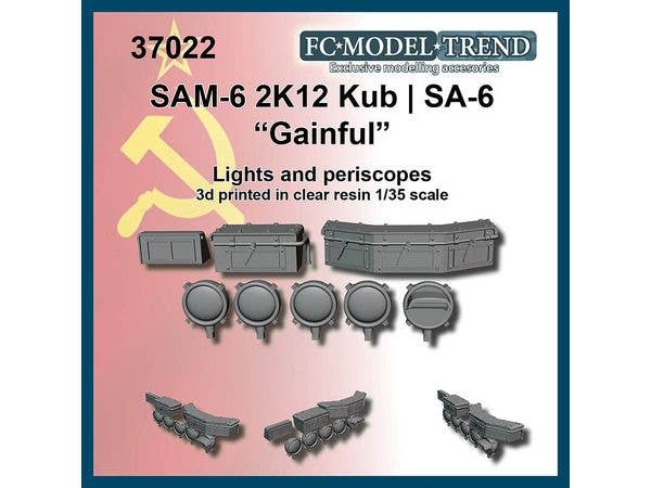 1/35 現用 露 / ソビエト SAM-6 2K12クープ / SA-6ゲインフル 自走対空ミサイル用 ライト / ペリスコープセット (トランペッター用)