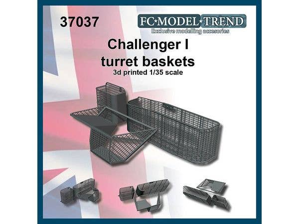 1/35 現用 イギリス チャレンジャー1戦車用 砲塔バスケットセット (タミヤ用)
