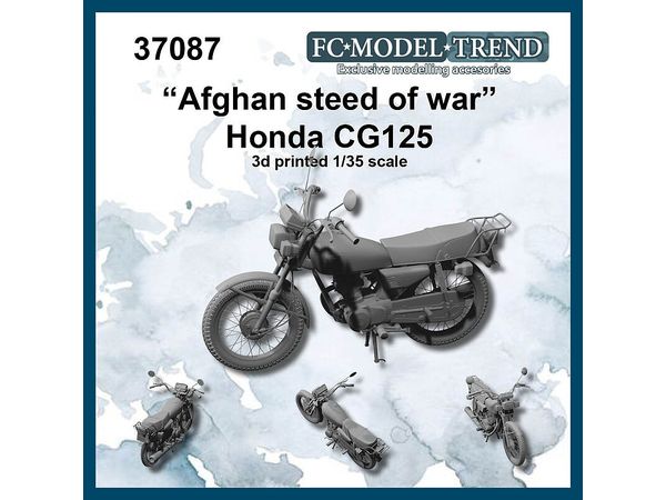 1/35 現用 アフガニスタンの軍馬 ホンダCG125オートバイ