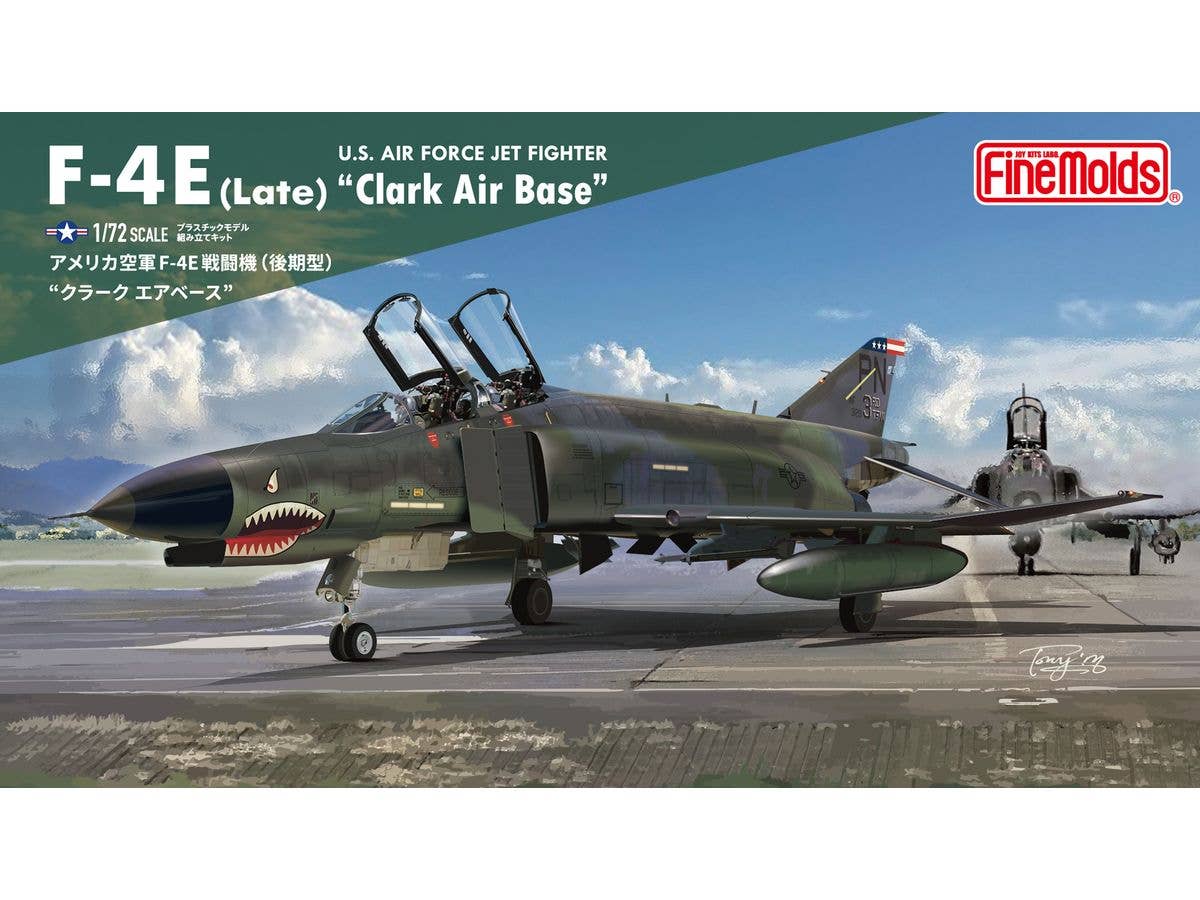 1/72 アメリカ空軍 F-4E 戦闘機 (後期型) クラーク エアベース