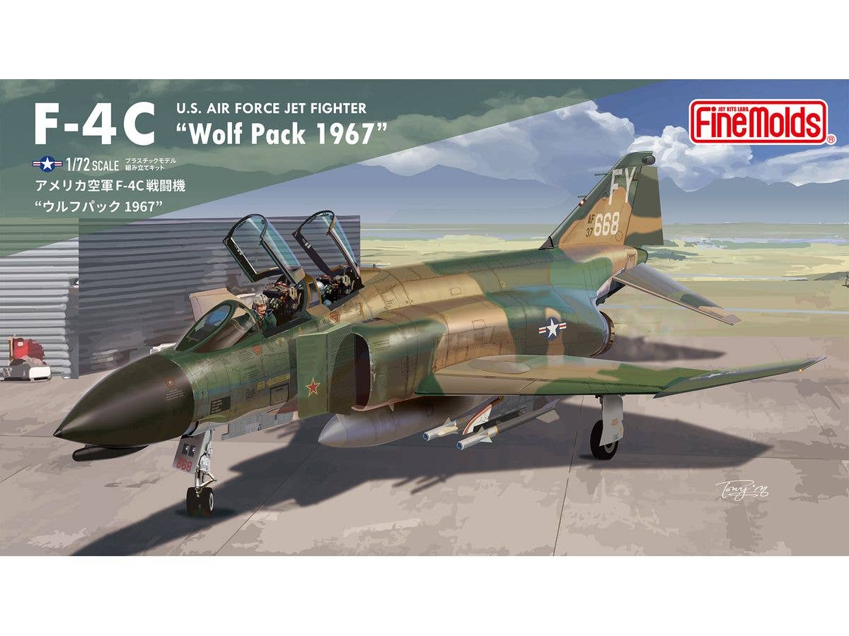 1/72 アメリカ空軍 F-4C 戦闘機 ウルフパック 1967