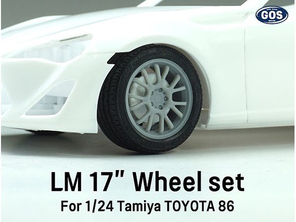 1/24 LM 17インチ Wheel Set for Tamiya Toyota 86
