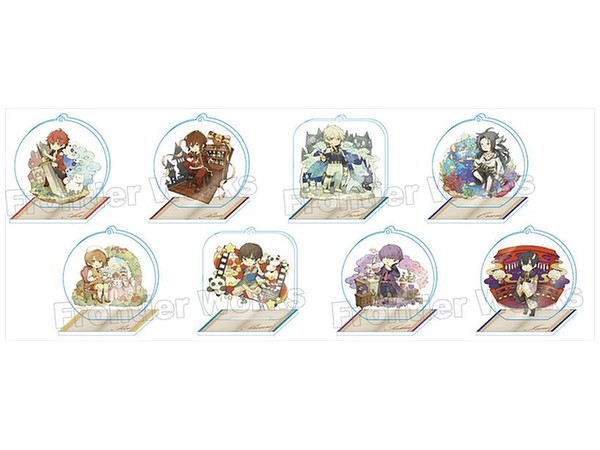 夢100 キャラクタークロニクル トレーディングアクリルスタンドキーホルダー 1Box 8pcs