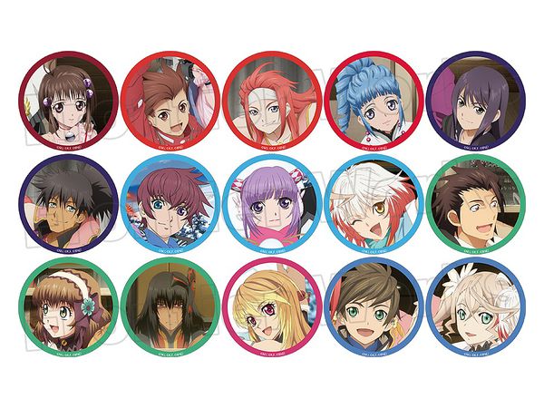 テイルズ オブシリーズ トレーディング缶バッジ Vol.3 1Box 15pcs