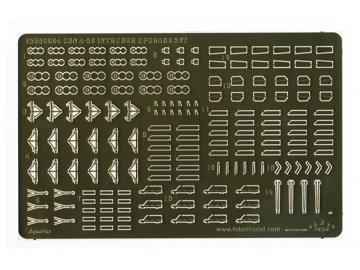 1/350 アメリカ海軍 A-6E イントルーダー アップグレードセット (トランペッター用) (6機分)