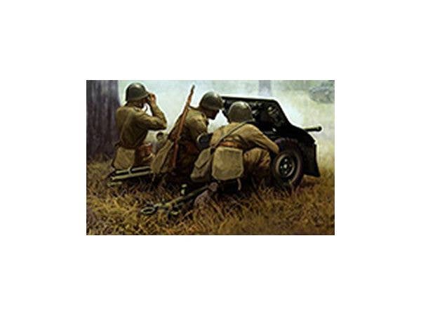1/72 ポ・ボフォース37mm対戦車砲2門&砲兵6体付き