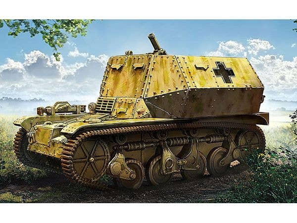 1/72 独・8cm迫撃砲34型自走砲AMR35(f)軽戦車車体改造