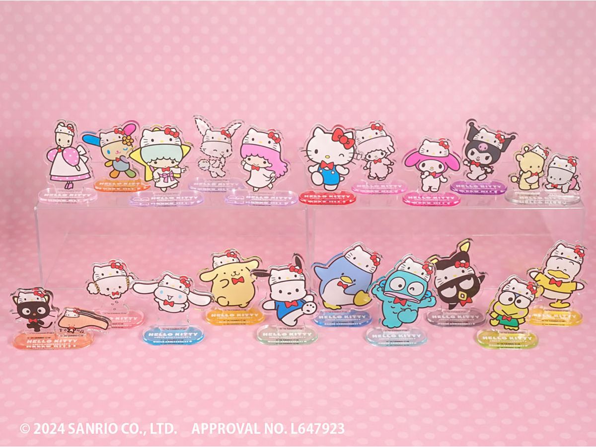 HELLO KITTY 50TH アクリルスタンド 1Box 20pcs