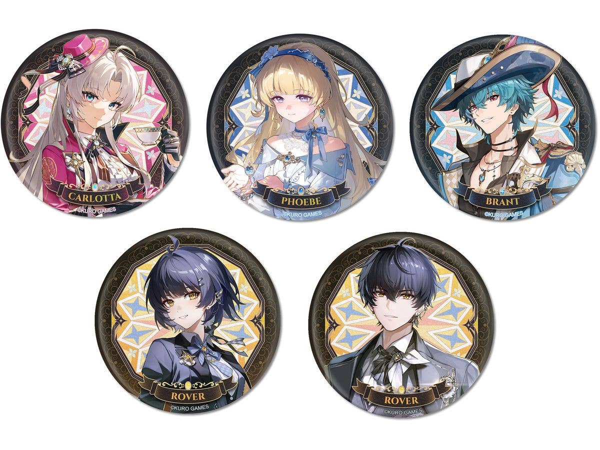 鳴潮 ベルベットフラックスシリーズ トレーディング缶バッジ 1Box 5pcs