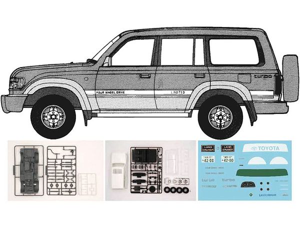 1/24 トヨタ ランドクルーザー80