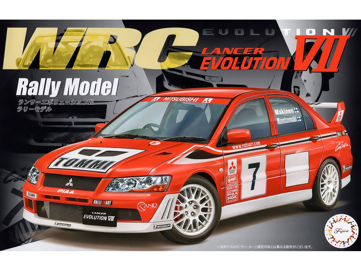 1/24 ランサーエボリューションVII WRCラリーモデル