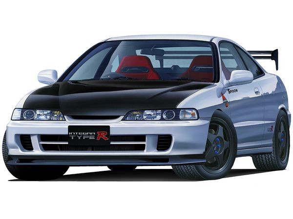 1/24 スプーン インテグラ タイプR (DC2) (GT・Wウィング付き)