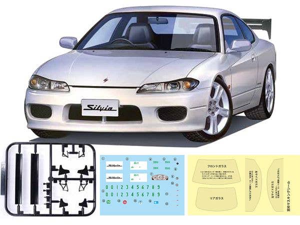 1/24 ニッサン シルビア スペックR(S15) (GT・Wウィング付き)