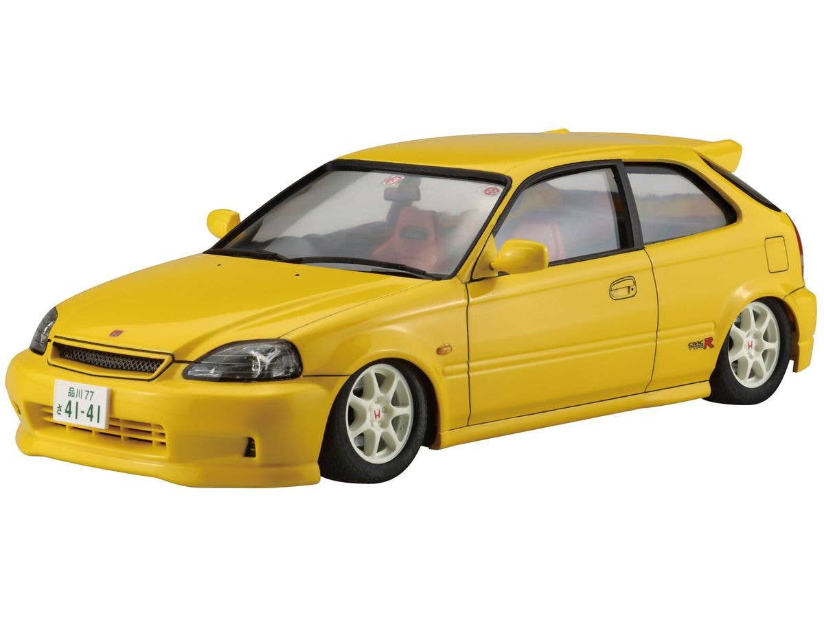 1/24 ホンダ シビック(EK9)タイプR後期型 特別仕様(カーボンボンネットデカール付き)