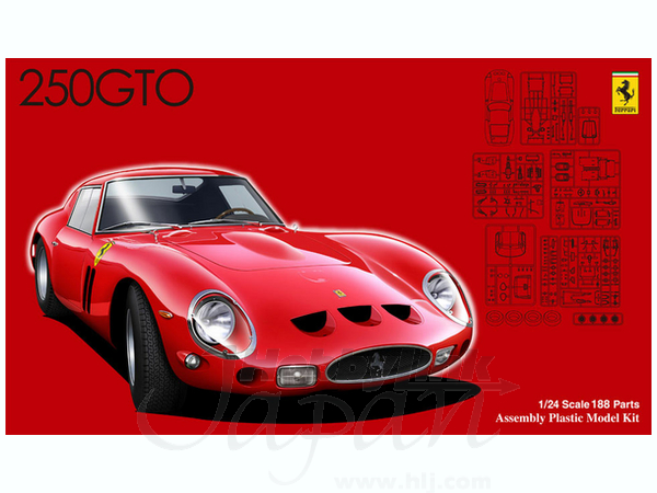 1/24 フェラーリ 250 GTO アルミ削り出しホイール付