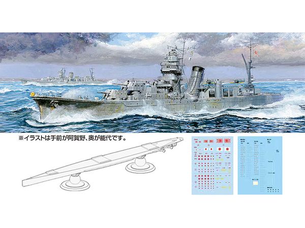 1/700 日本海軍軽巡洋艦 能代 フルハルモデル