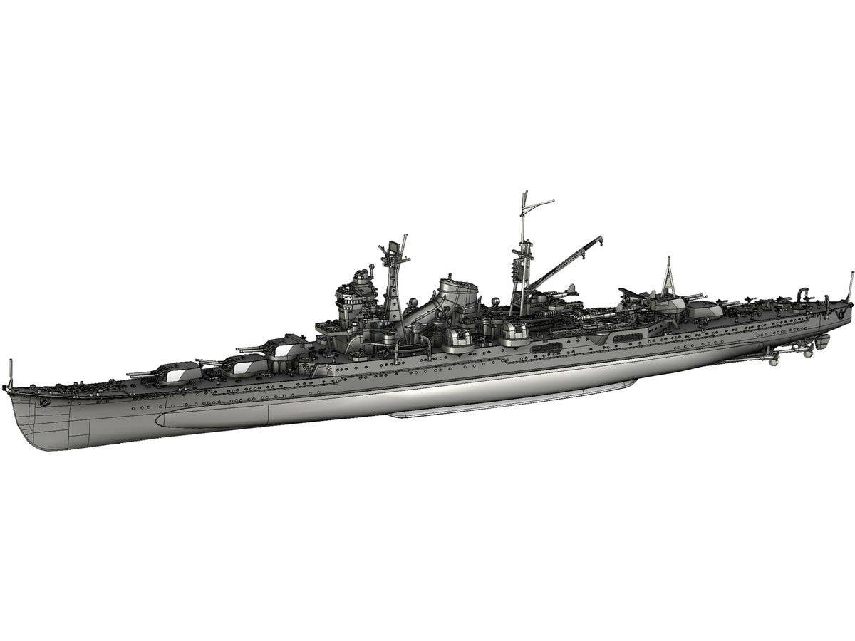 1/700 日本海軍重巡洋艦 熊野(昭和19年/捷一号作戦)