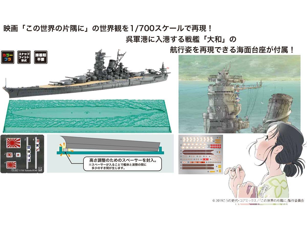 1/700 日本海軍戦艦 大和 昭和19年/捷一号作戦 (この世界の(さらにいくつもの)片隅に)
