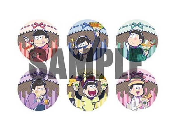 おそ松さん リボン缶バッジ 1Box 6pcs