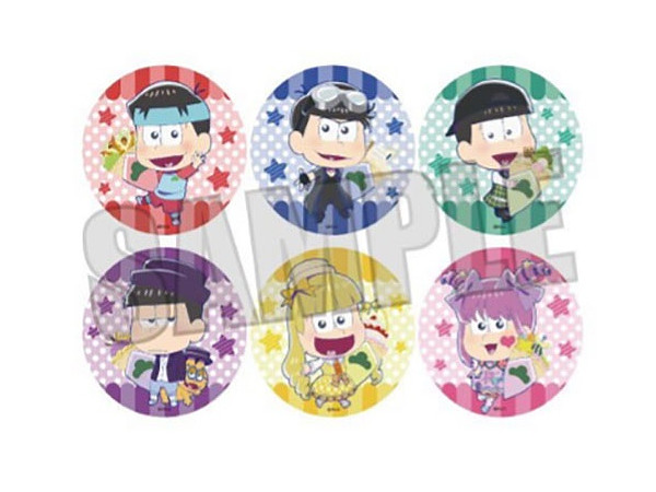 おそ松さん Cawaii松 トレーディング缶バッジSD Ver. 1Box 6pcs