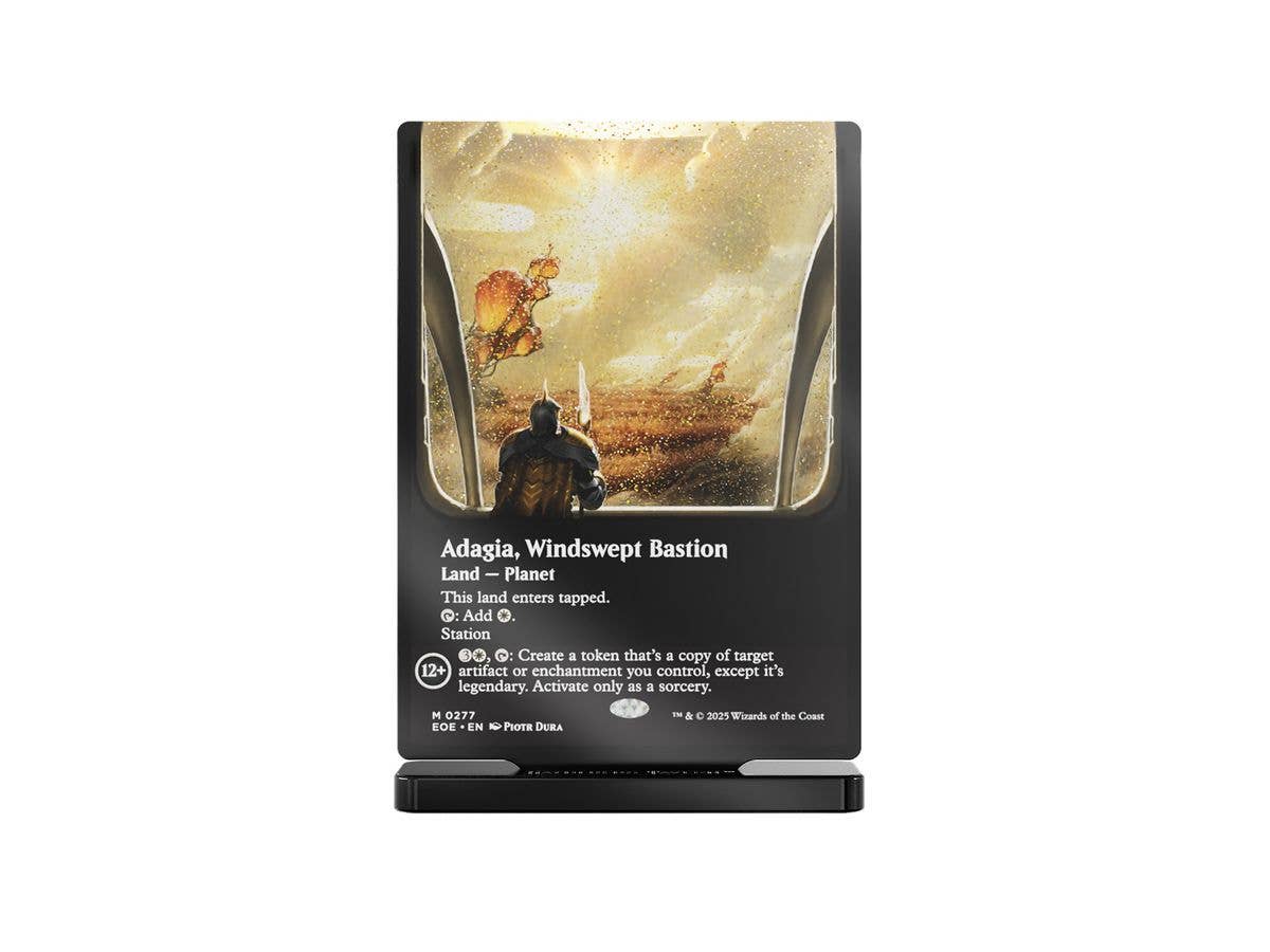 EOE吹きさらしの要塞、アダージア アクリルブロックスタンド