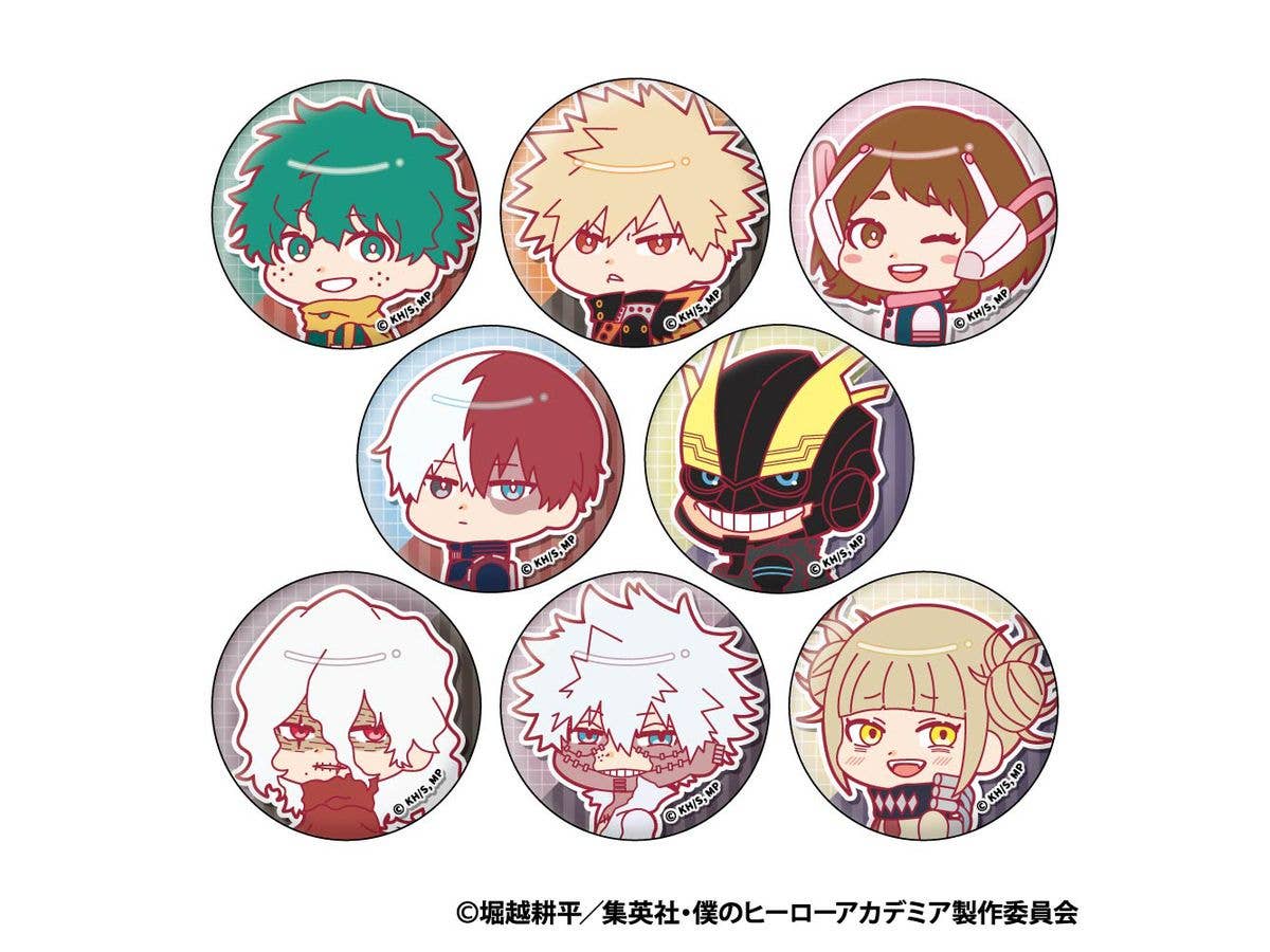 僕のヒーローアカデミア: むにきゃらバッジ 1Box 8pcs