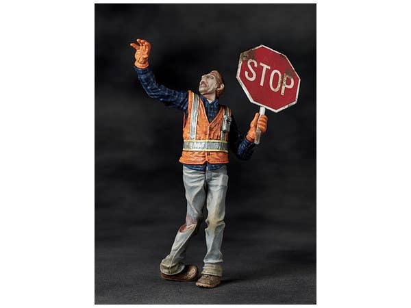 1/16 ゾンビプラスチックモデル 地獄のゾンビ黙示録 No.03: 誘導員