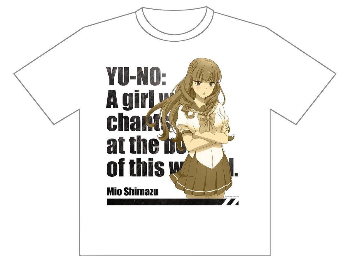 この世の果てで恋を唄う少女YU-NO Tシャツ 澪