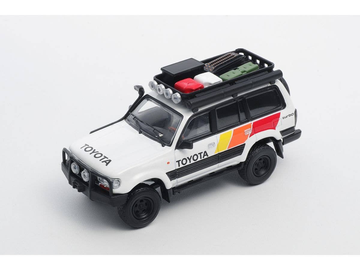 1/64 ランドクルーザー LC80 - Retrofit version - LHD ホワイト