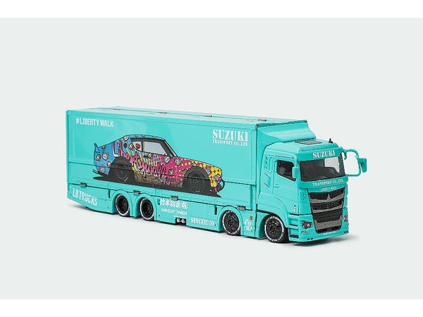 1/64 三菱LB-トラック ふそう スーパーグレート (RHD) ブルー