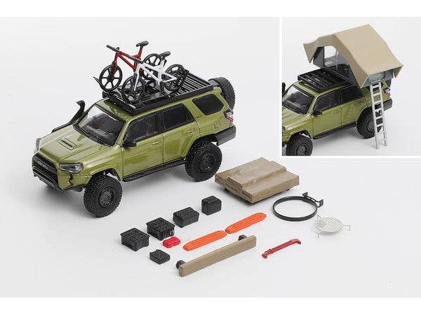 1/64 トヨタ 4Runner TRD PRO Overland (LHD) アクセサリー付 グリーン