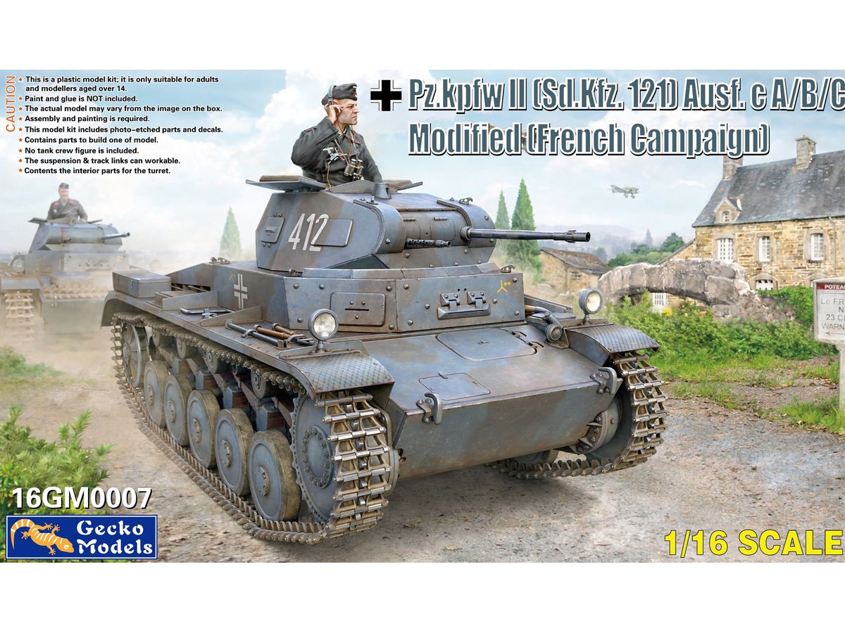 1/16 II号戦車 Sd.Kfz.121 c型、A/B/C改造型 (フランス戦線)