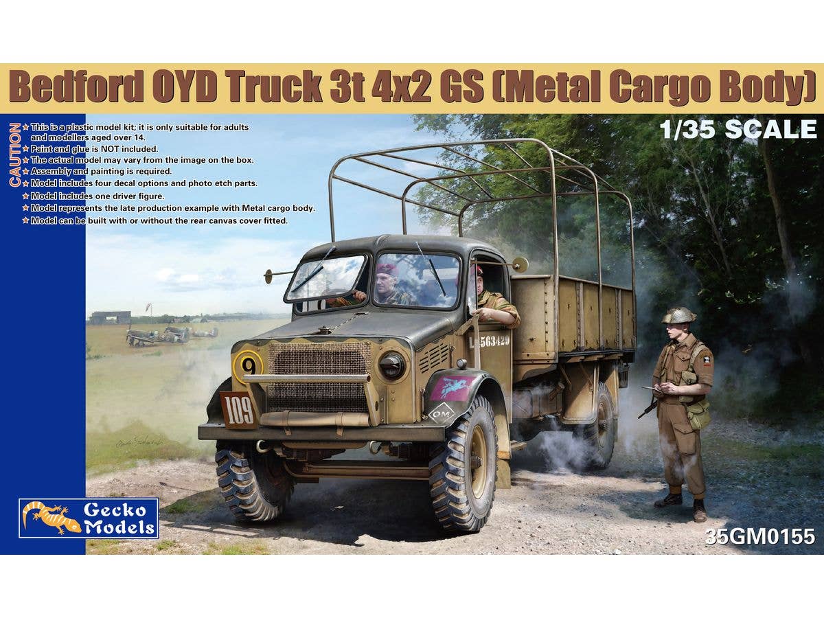 1/35 ベッドフォード OYD 3t 4x2 GSトラック (金属製荷台タイプ)