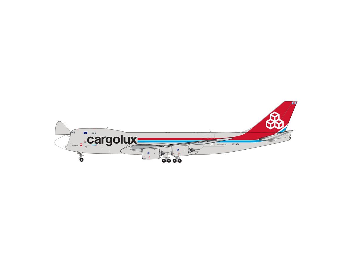 1/400 747-8F カーゴルックス航空 LX-VCA (Interactive Series)