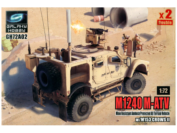 1/72 M1240 (M-ATV) MRAP w/M153 CROWS II (2キット入り)