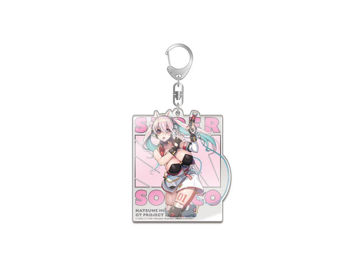 初音ミク レーシングVer.2020 デカアクリルキーホルダー すーぱーそに子コラボVer.2