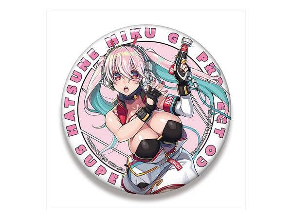 初音ミク レーシングVer.2020 ビッグ缶バッジ すーぱーそに子コラボVer.2