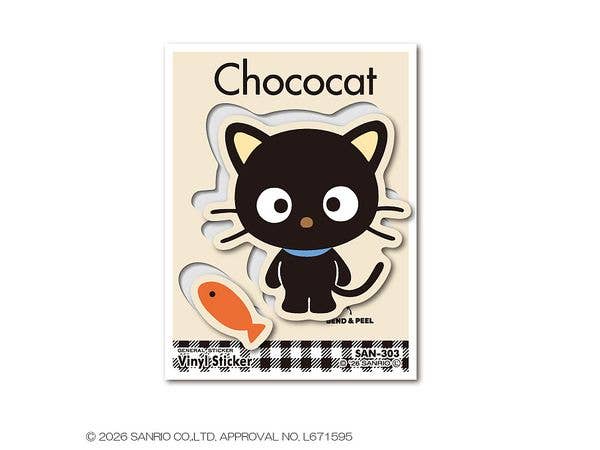 SAN-303 サンリオキャラクターズ ハーフカットステッカー チョコキャット