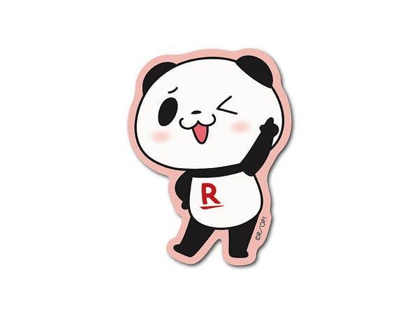 RPN-001 お買いものパンダ! ダイカットミニステッカー お買いものパンダ