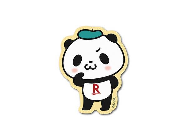 RPN-002 お買いものパンダ! ダイカットミニステッカー 小パンダ