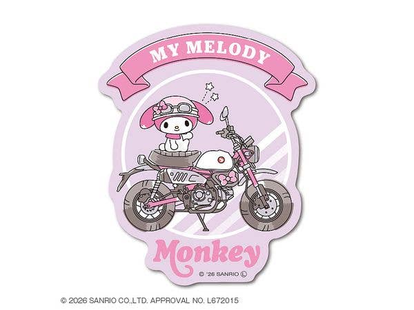 SANH-003 Honda x サンリオキャラクターズ ダイカットステッカー マイメロディ Monkey