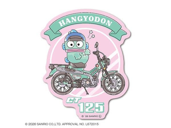 SANH-009 Honda x サンリオキャラクターズ ダイカットステッカー ハンギョドン CT125