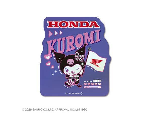 SANH-016 Honda x KUROMI ホログラムステッカー フラッグ